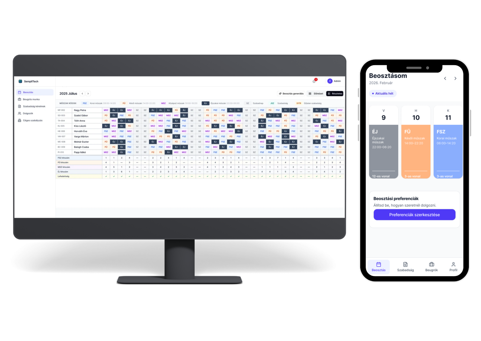 Human-centred scheduling built on digital foundations